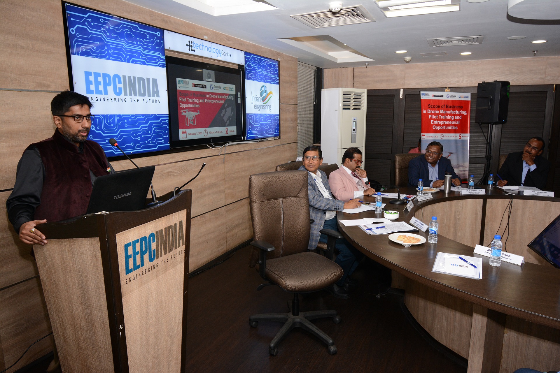 Mr. G. N. Madhu, Growth & Investment Advisor, Garuda Aerospace Pvt. Ltd. spoke on Government schemes and benefits w.r.t. ancillaries and component industry.