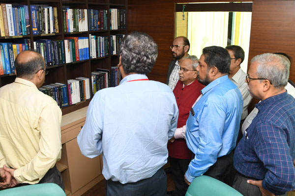 Dignitaries taking a tour of the Technology  Book Fair 