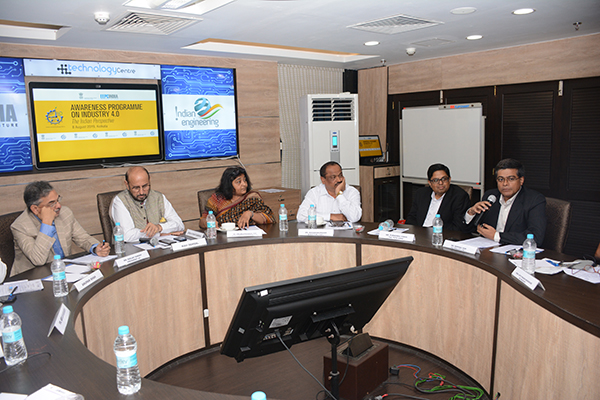 Mr. Indranil Som, Digital Transformation & Industry Value Advisor, SAP India Pvt Ltd speaking during the Panel Discussion