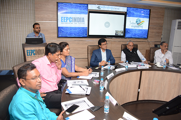 Dr. Monidipto Mukherjee, Senior Scientist delivering his speech on Advanced Welding processes