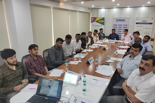 Participants during the session