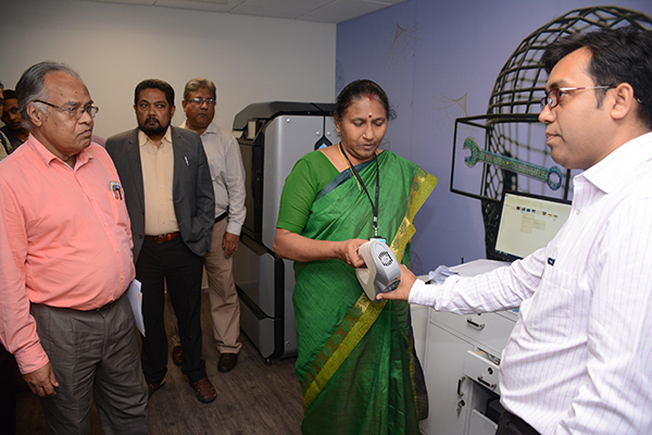 Mr Samsul Hoque, Consultant, Binayak Hi-Tech Pvt Ltd and Dr. S. Savithri, Chief Scientist, CSIR-NIIST visit EEPC India Technology Centre, Kolkata.