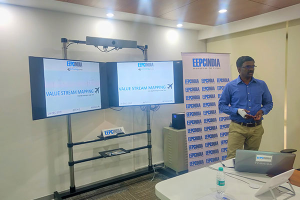 Mr. Karthikeyan D, Assistant Head, Technology Centre, Bengaluru presenting seminar on 